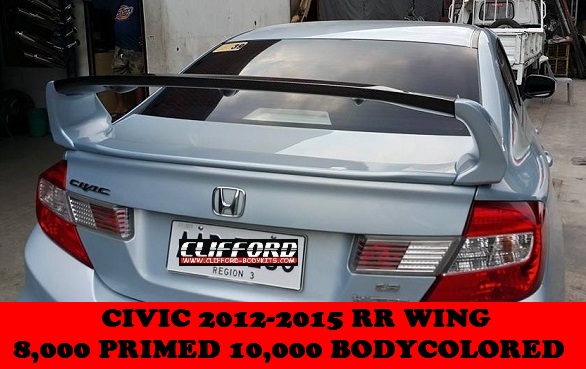 RR WING WITH DUCKTAIL CIVIC 2012-2015 